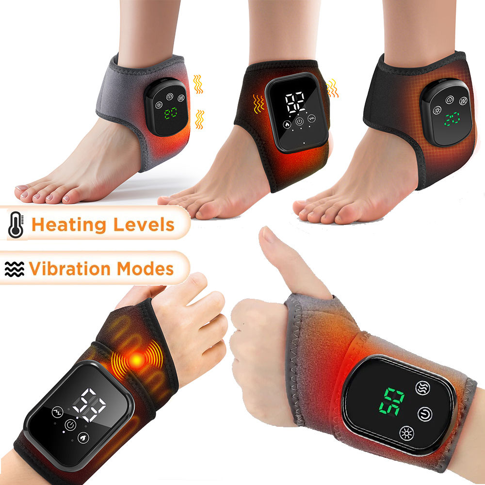 Wireless Electric Heated Wrist Massager & Brace Wrap