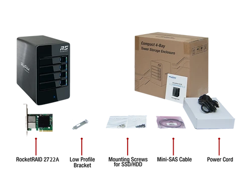 HighPoint RAID 4ベイタワー型 RocketStor 6414TS Amazon.com: HighPoint RocketStor 6414TS 6Gb/s SAS/SATA Turbo