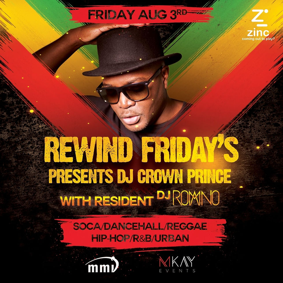 REWIND FRIDAY'S Presents DJ CROWN PRINCE