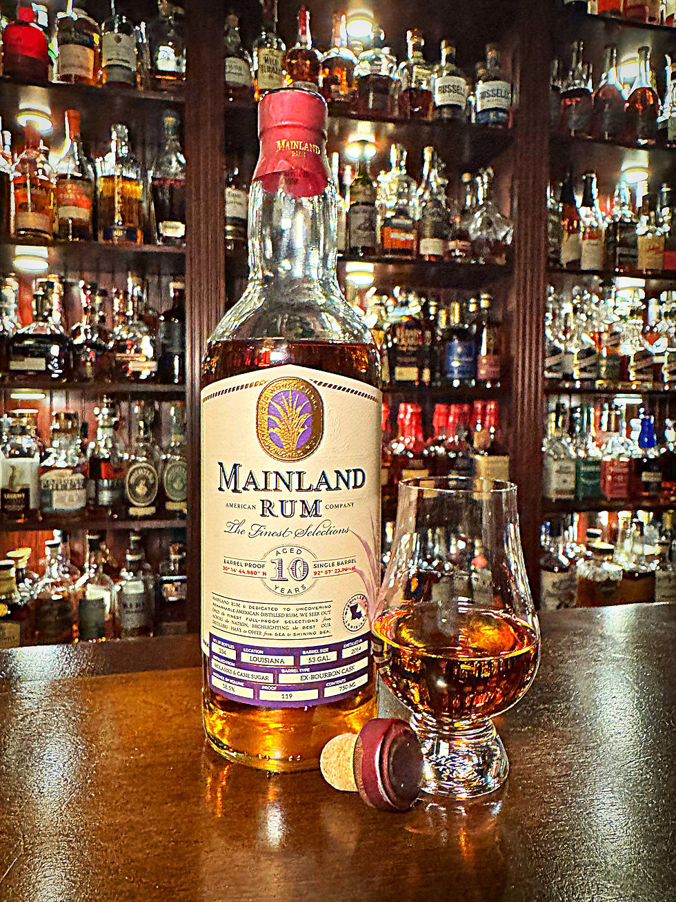 The 10 Year Mainland Rum Louisiana Single Barrel Delivers!