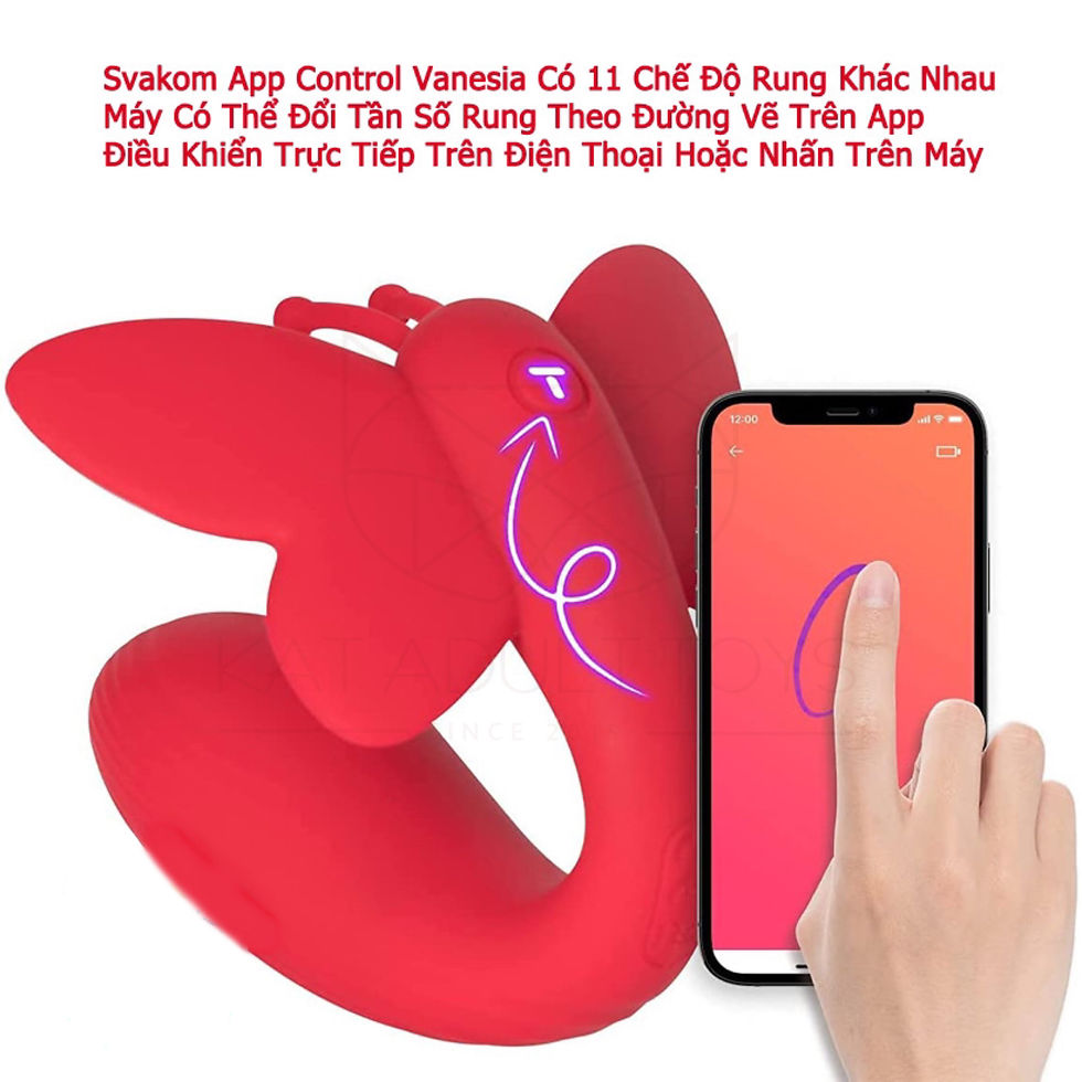 Thumbnail: MÁY RUNG ĐA NĂNG ĐIỀU KHIỂN TỪ XA DÙ KHÁC VỊ TRÍ ĐỊA LÍ - SVAKOM VANESIA TOY COD