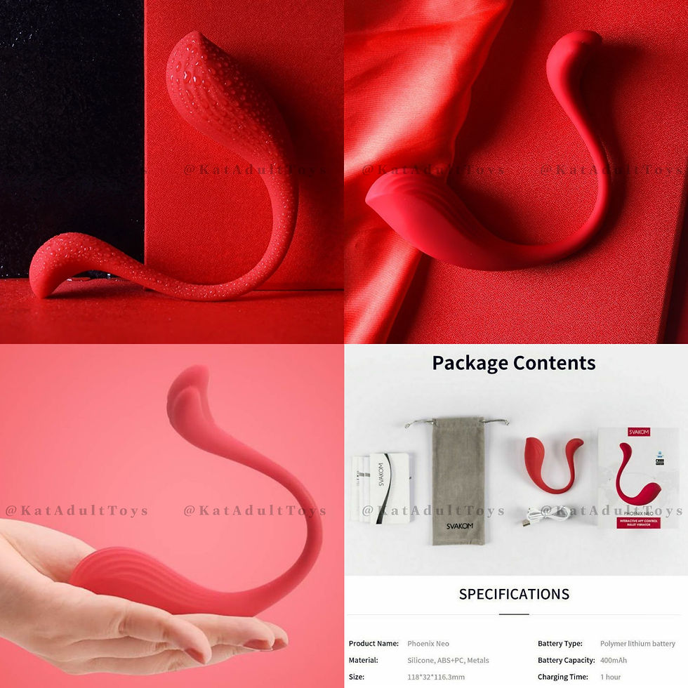 Hình thu nhỏ: (Dòng Cao Cấp) SVAKOM PHOENIX NEO - MÁY RUNG ĐIỀU KHIỂN TỪ XA QUA APP BẤT CỨ ĐÂU