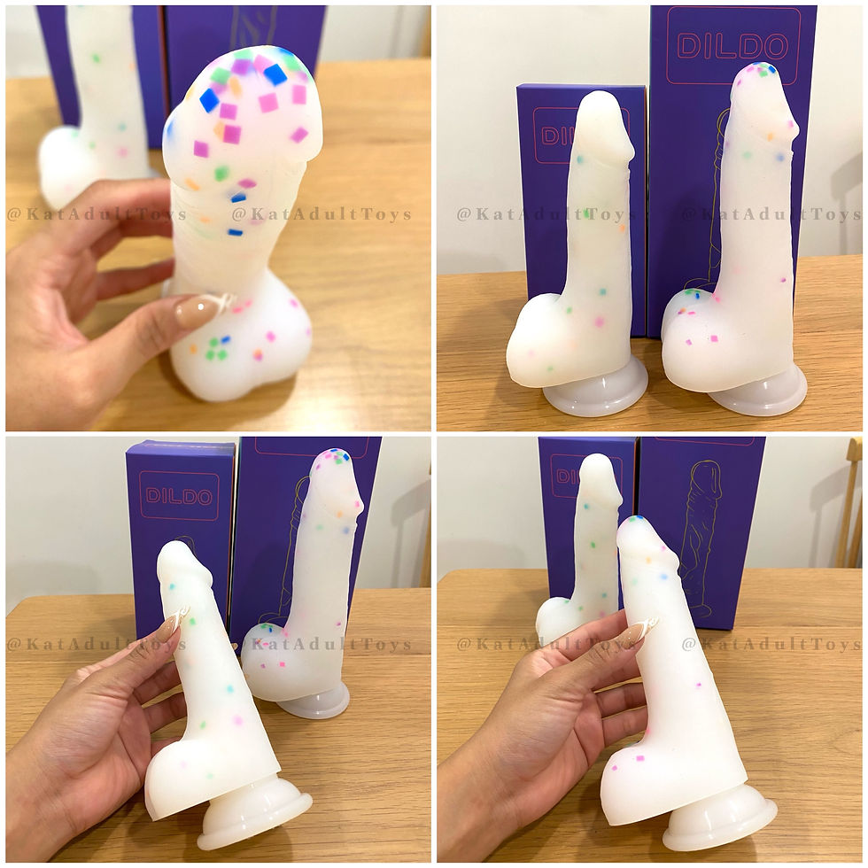 Hình thu nhỏ: DILDO SILICONE TRẮNG