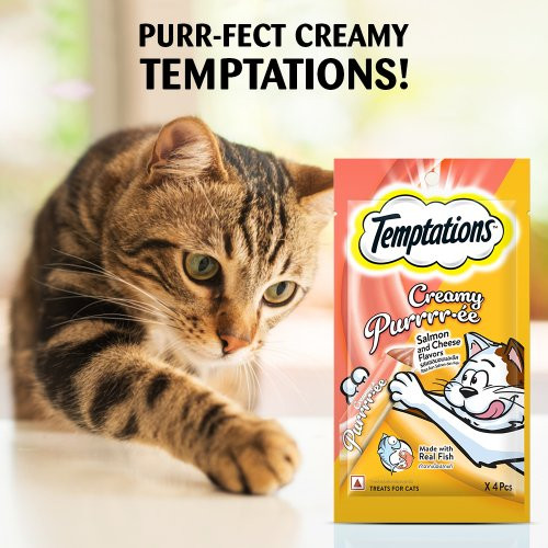 Temptations Creamy Puree (12g x 4) | Paw Lobby