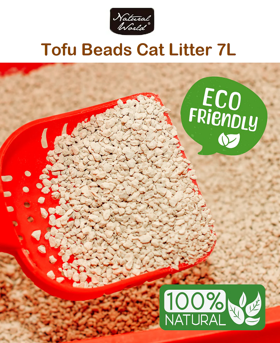 Thumbnail: Natural World Tofu & Tofu Beads Cat Litter 7L