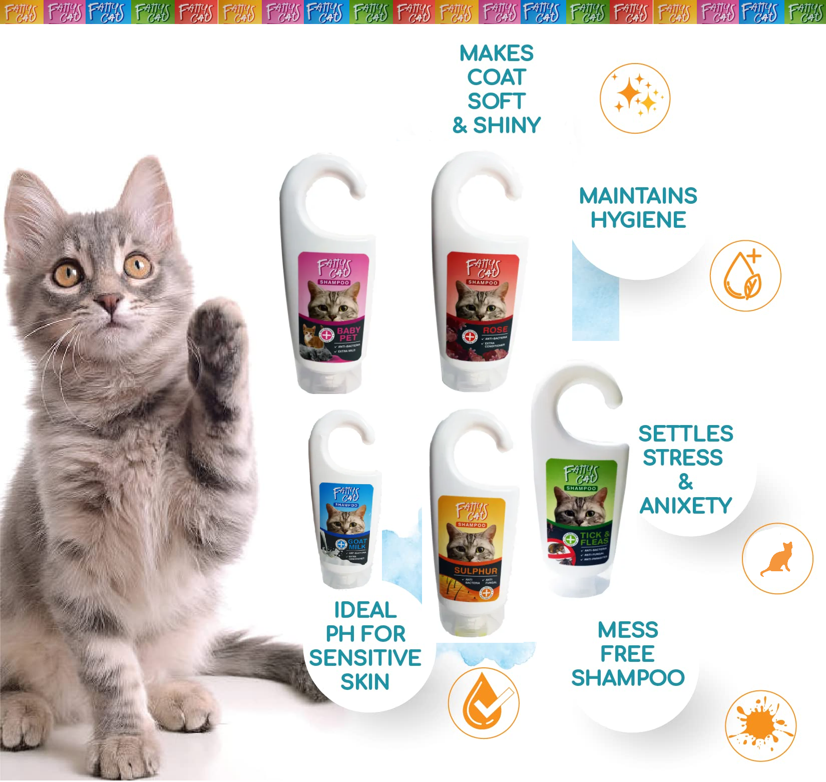 Fatty Cats Shampoo 250ml