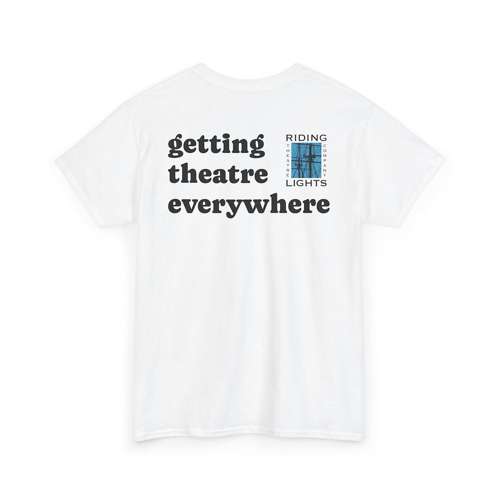 Thumbnail: RLTC Logo Tee (White) - Getting Theatre Everywhere