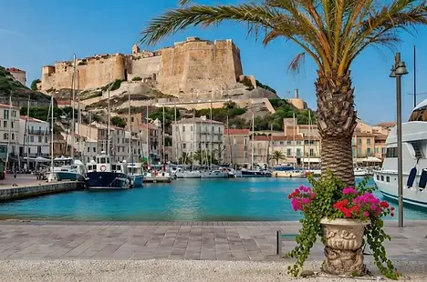 Luxury Yacht Charter – Impressions across the harbor of Bonifacio.