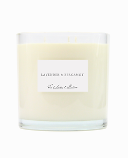 Lavender & Bergamot Large Candle by The Eclectic Collection
