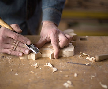 Processus de sculpture sur bois