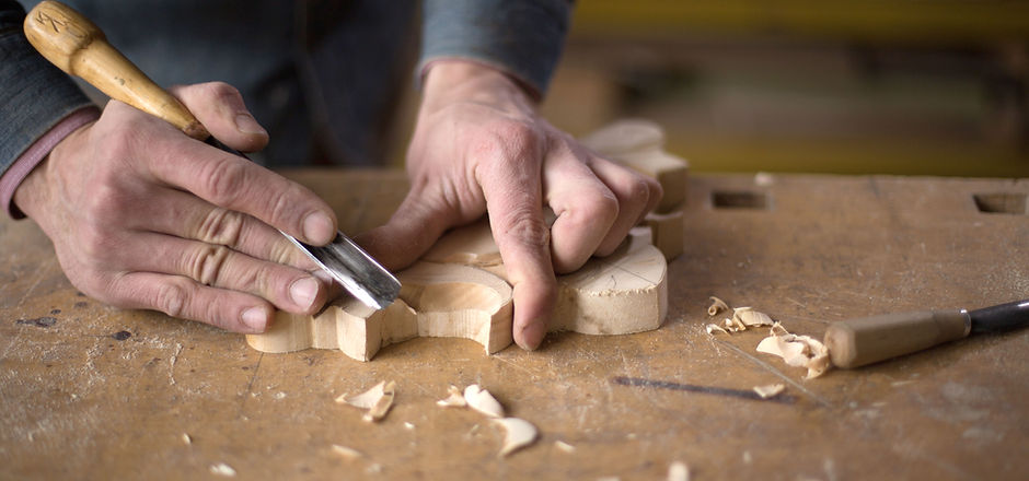 Carpenter Craving in Wood