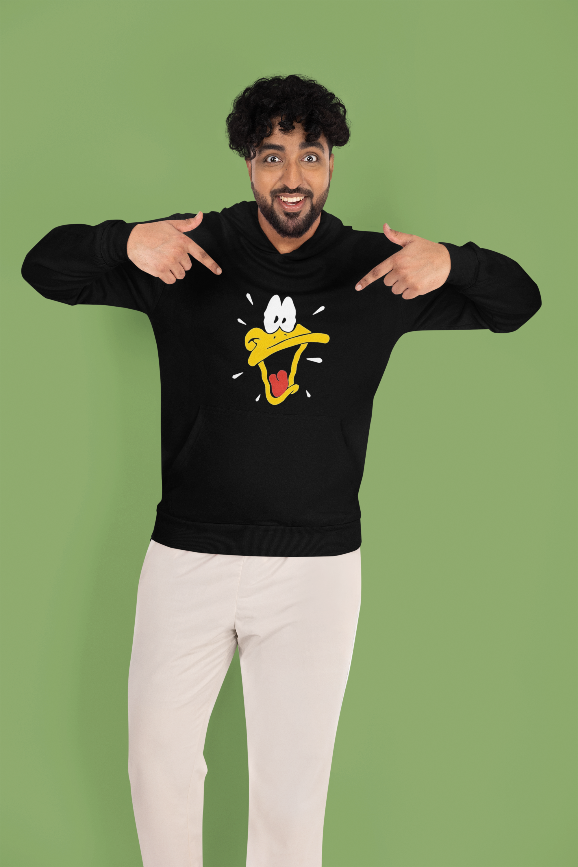 Trendy unisex hoodie with unique graphic prints, offering the best quality at an affordable price. Ideal for those looking to