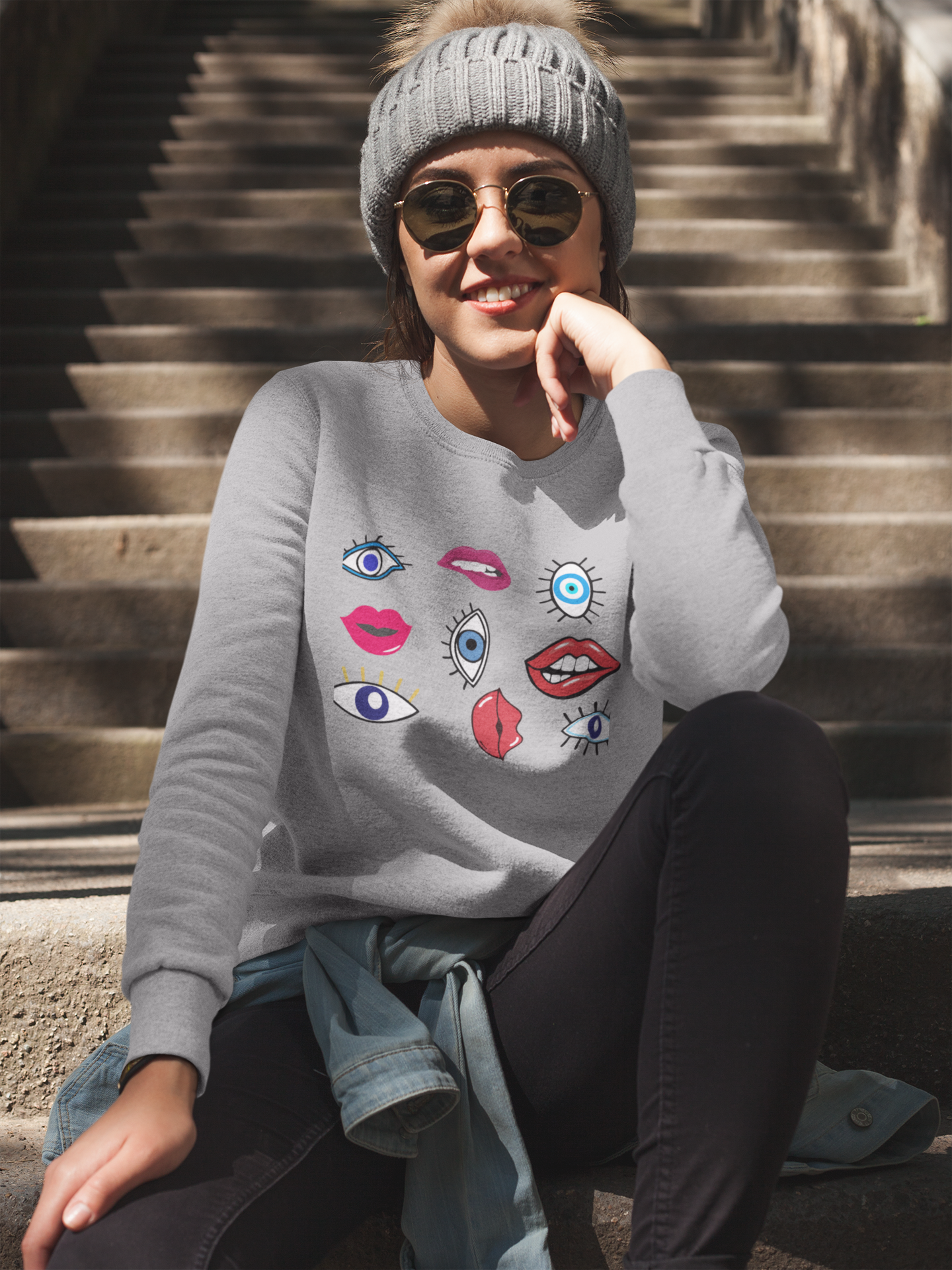 Unisex sweatshirt customized sweatshirts matching sweatshirt for unique designs quotes for printing ideas cute & funny