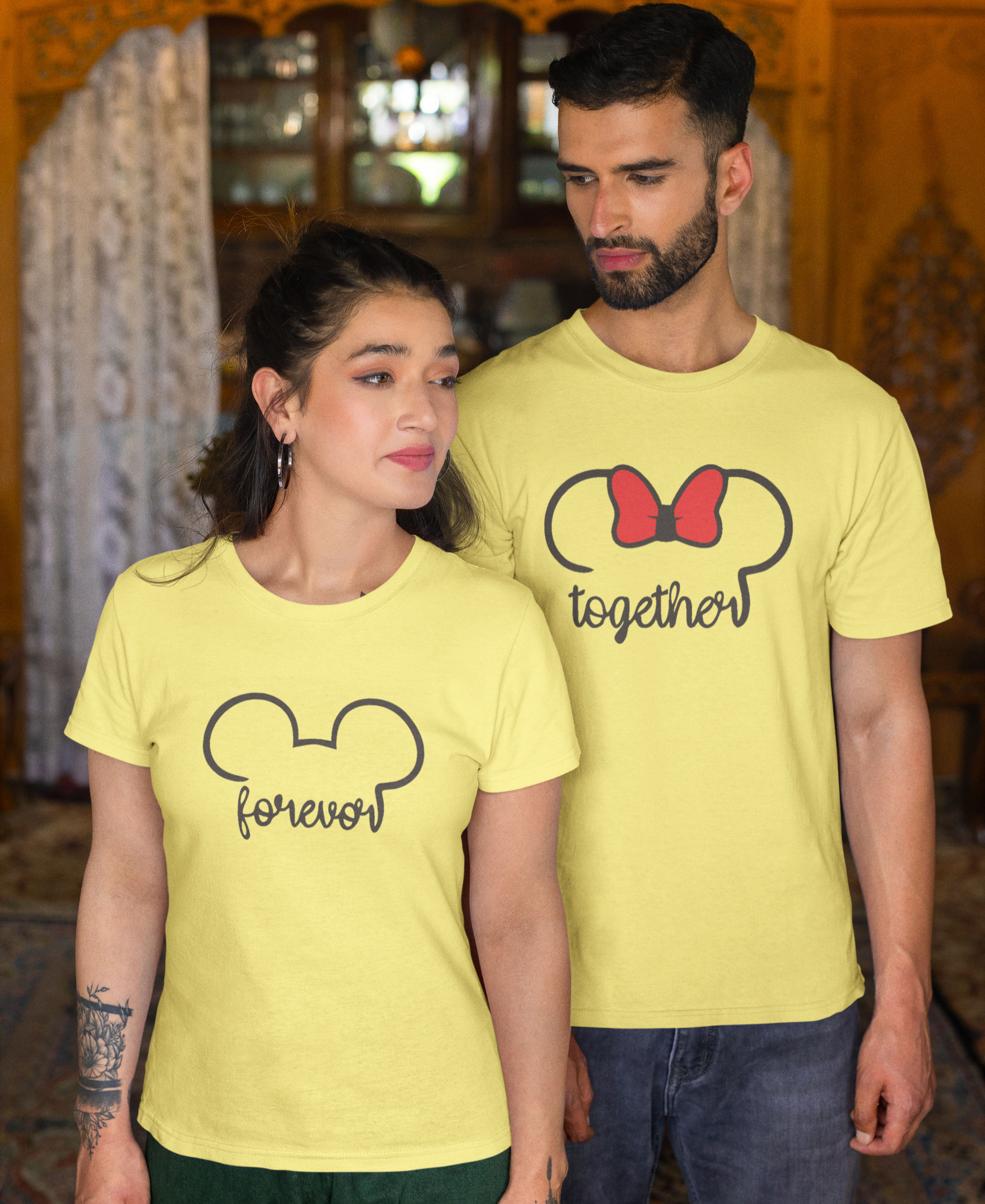 couple Printed tshirt