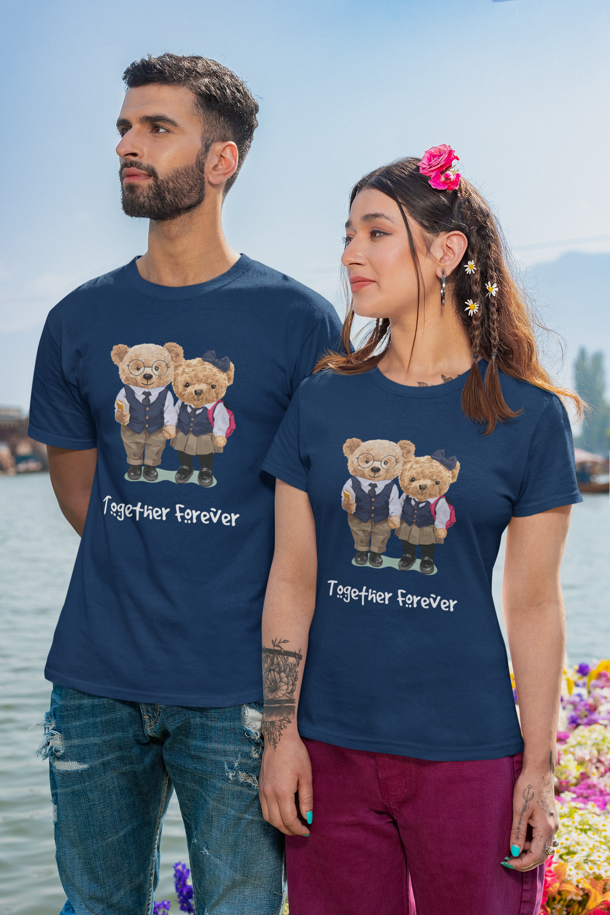 couple Printed tshirt