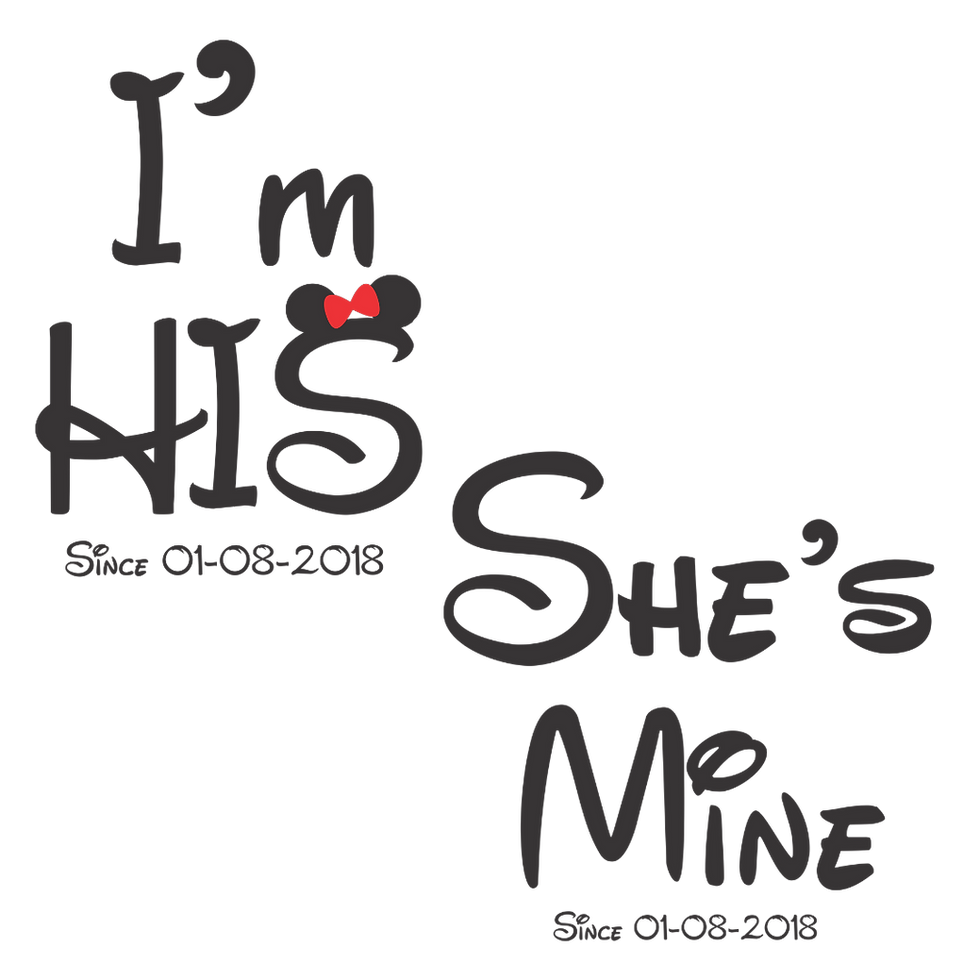 She is mine & I'm his