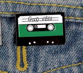 Enamel pins for denim jackets
