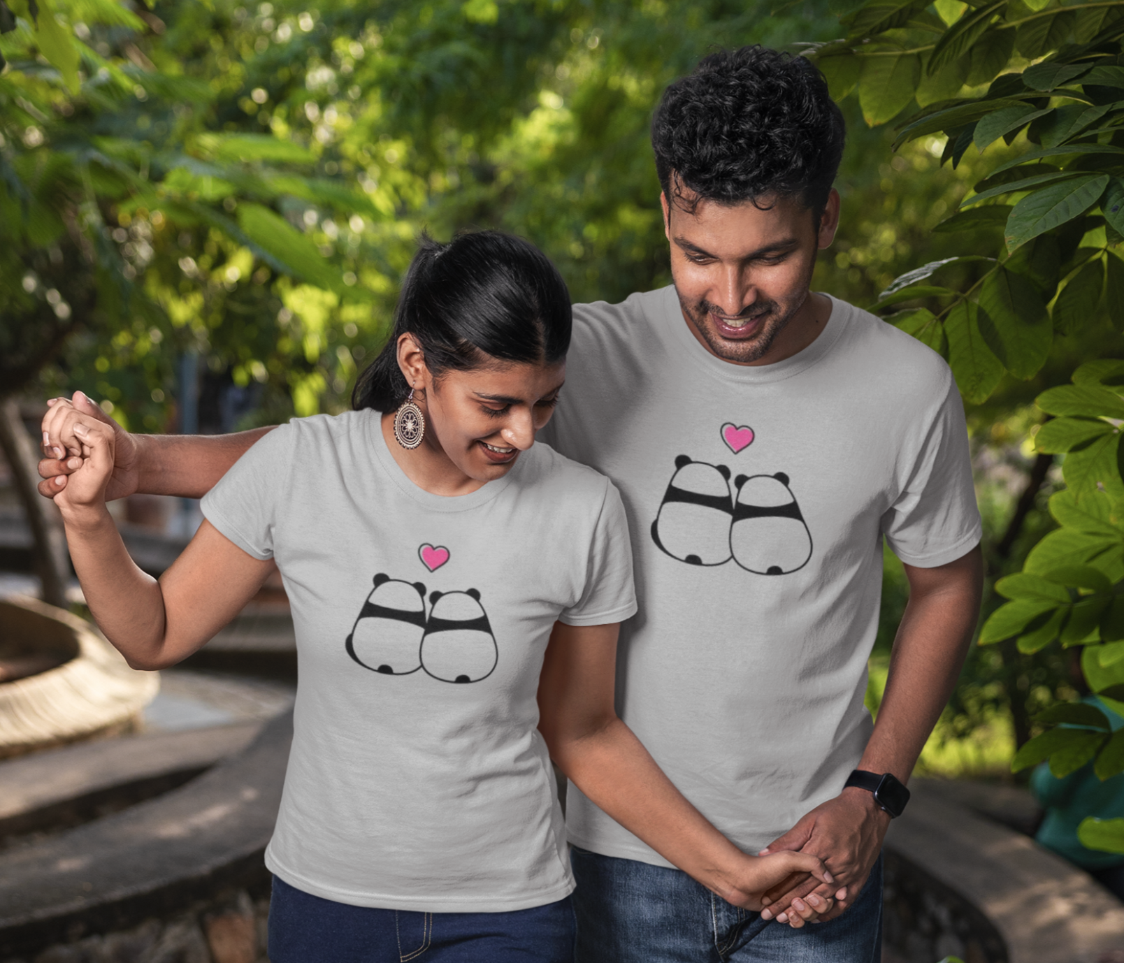 adorable matching t-shirts for couples. Personalized designs, premium cotton, and perfect gifts
