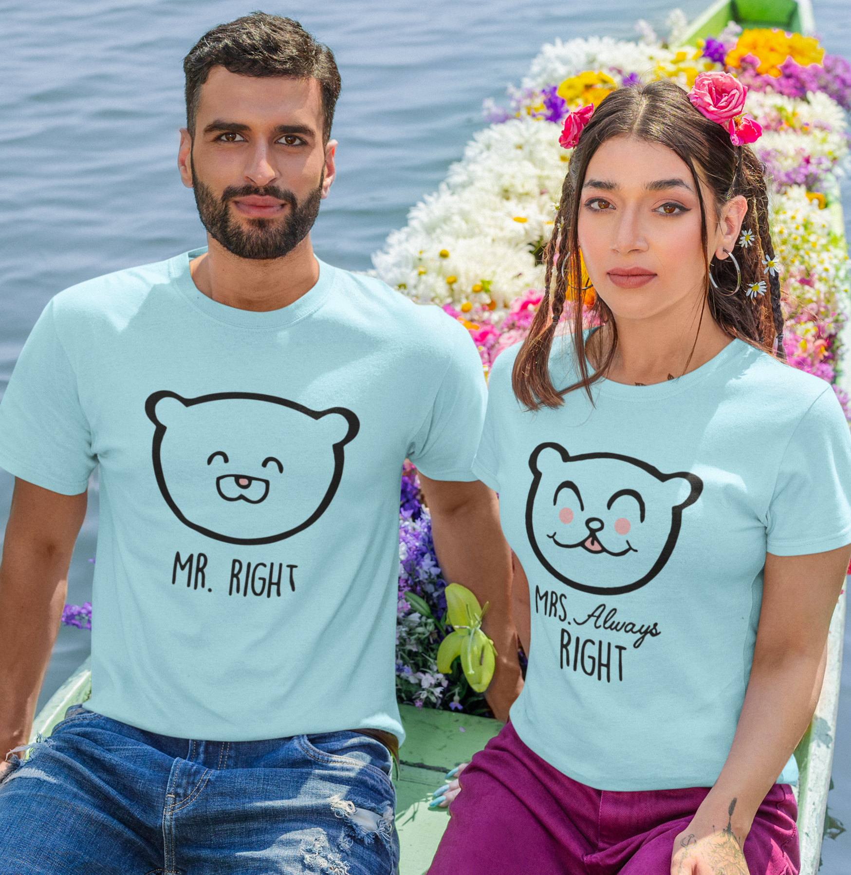 couple Printed tshirt