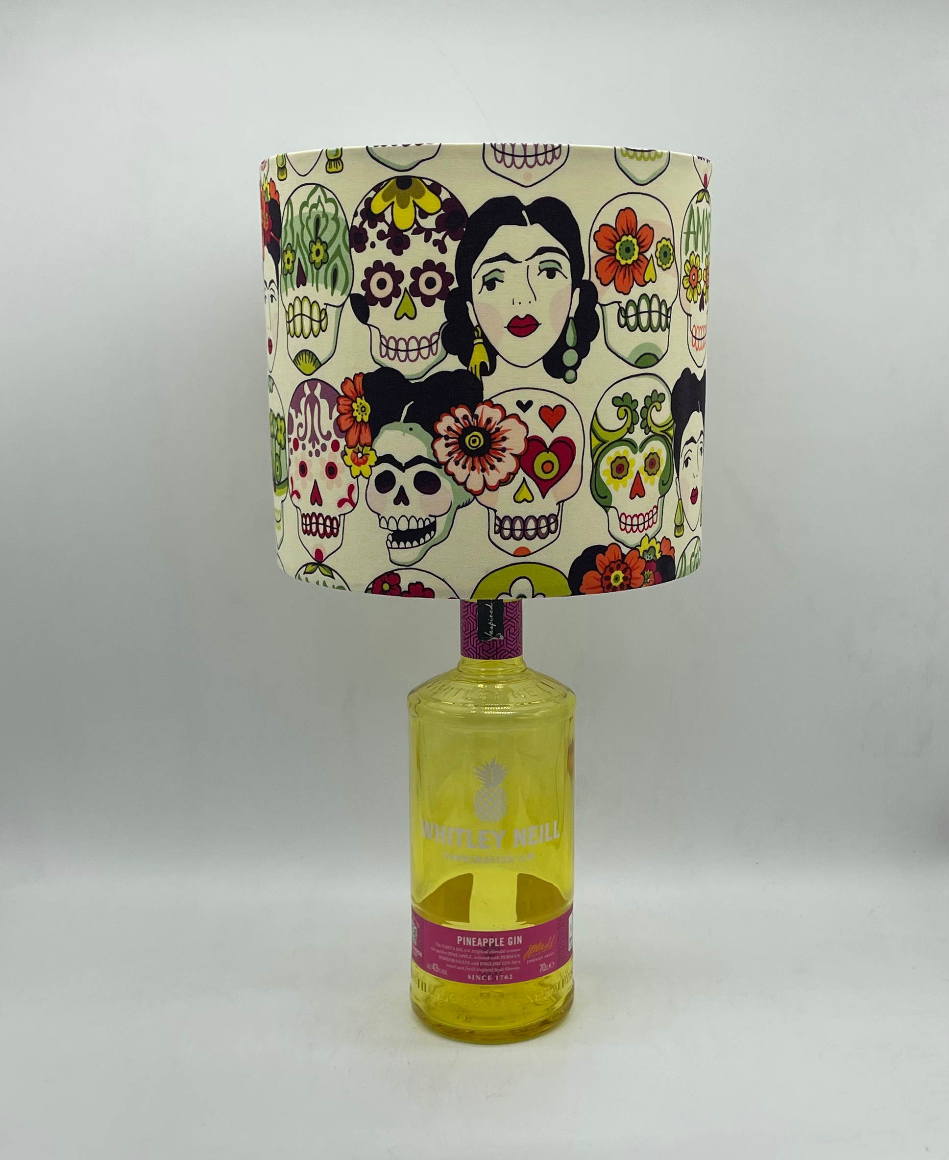 Frida Kahlo Sugar Skulls Gin Lamp 