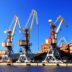 Cargo terminal of Ventspils, Larvia. Wide view