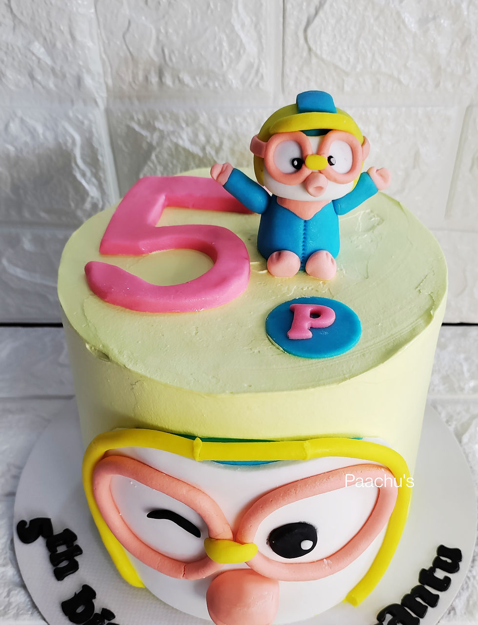 Thumbnail: Pororo theme cake | Rainbow inside