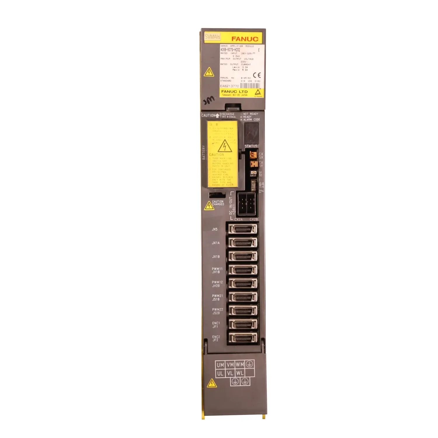 Fanuc A06B-6079-H202 Servo Sürücü önden görünüm