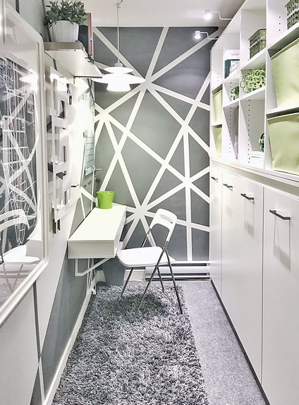 Happy Home Design demonstrates how to maximize small spaces using murphy bed in a Vancouver's townhouse