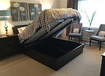 Happy Home Design demonstrates how to maximize storage and create a beautiful bedroom with a coastal feel in a Vancouver's townhouse