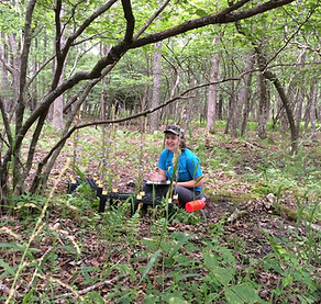 Leibman watching pollinators.JPG