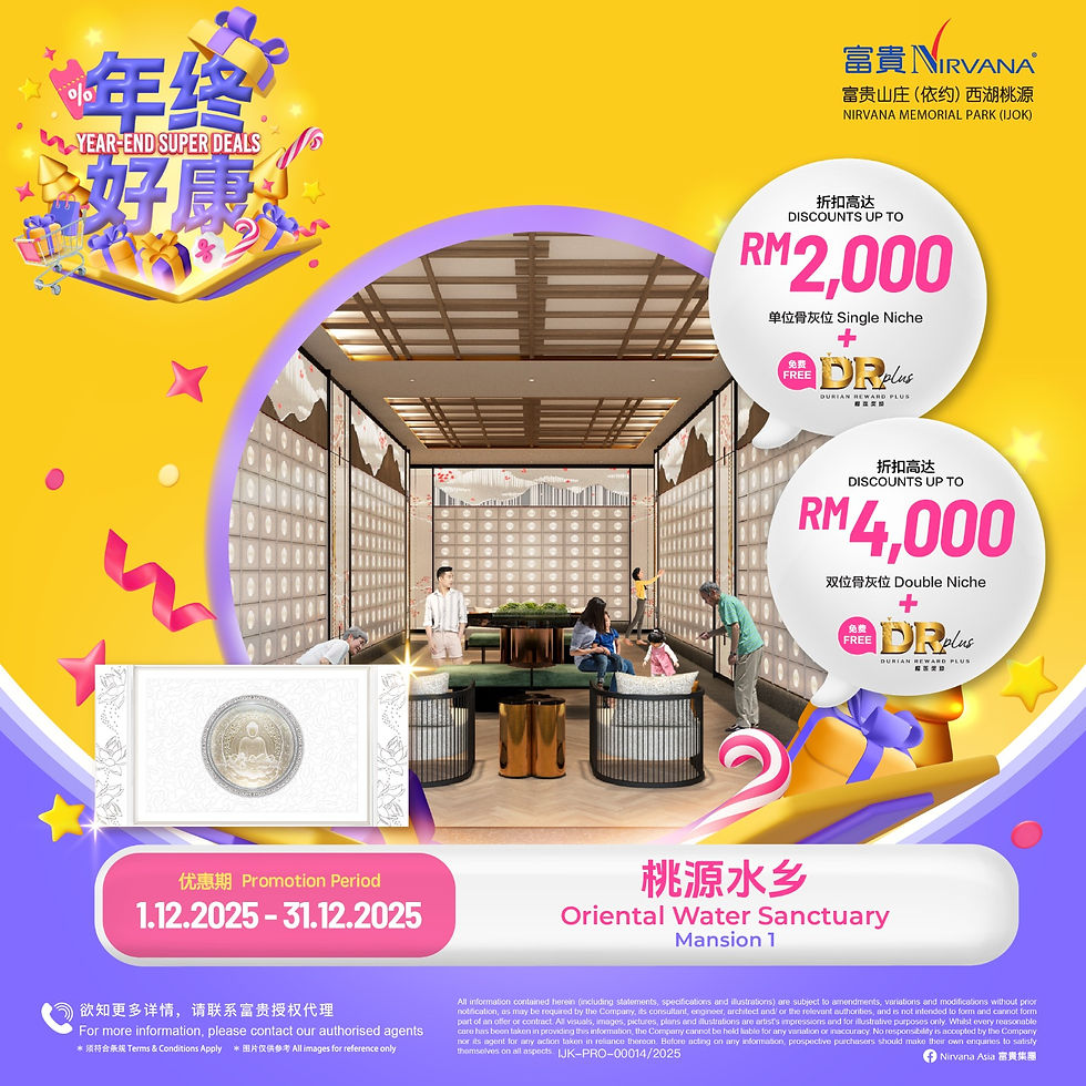 Nirvana Ijok Columbarium Promotions Up To RM4Kjpeg