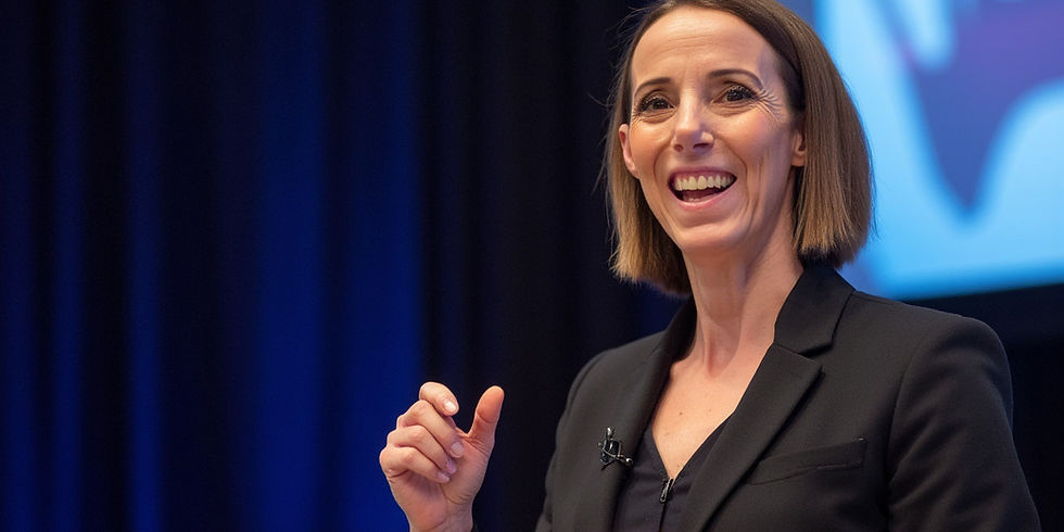 Ich, auf der Bühne.