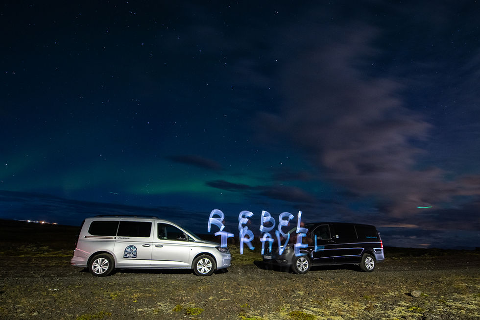 On our Northern Lights Hunt