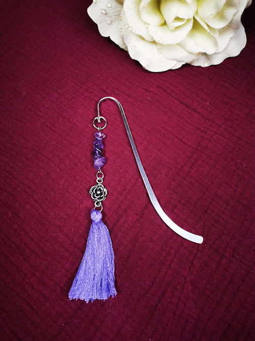 Miniaturbild: Lezeichen Quaste und Natursteine