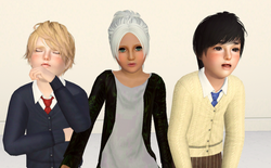 kiss pose(child)