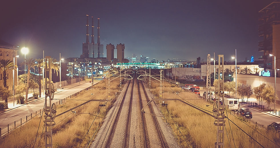 Railway at Night