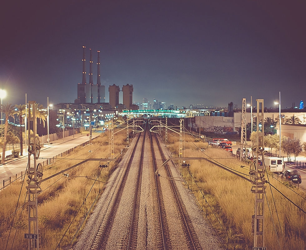 Railway at Night