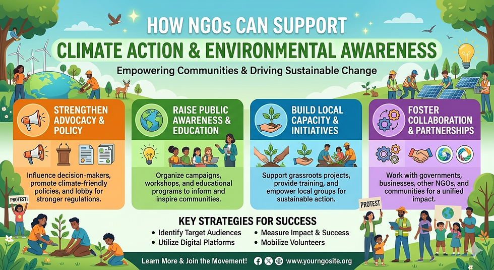 How NGOs Can Support Climate Action and Environmental Awareness