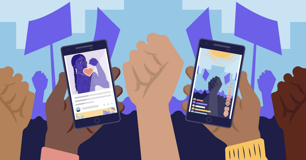 The Impact of Social Media on Women's Rights