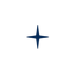 Nordstern indigo als kleines Symbol