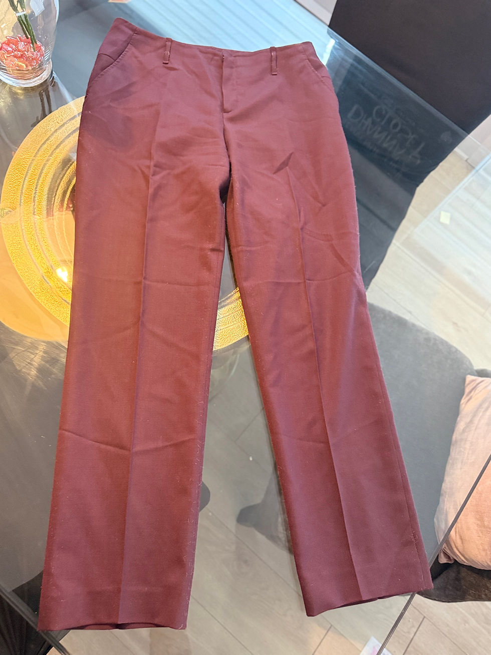 Miniature : Ensemble tailleur bourgogne – D.K.A