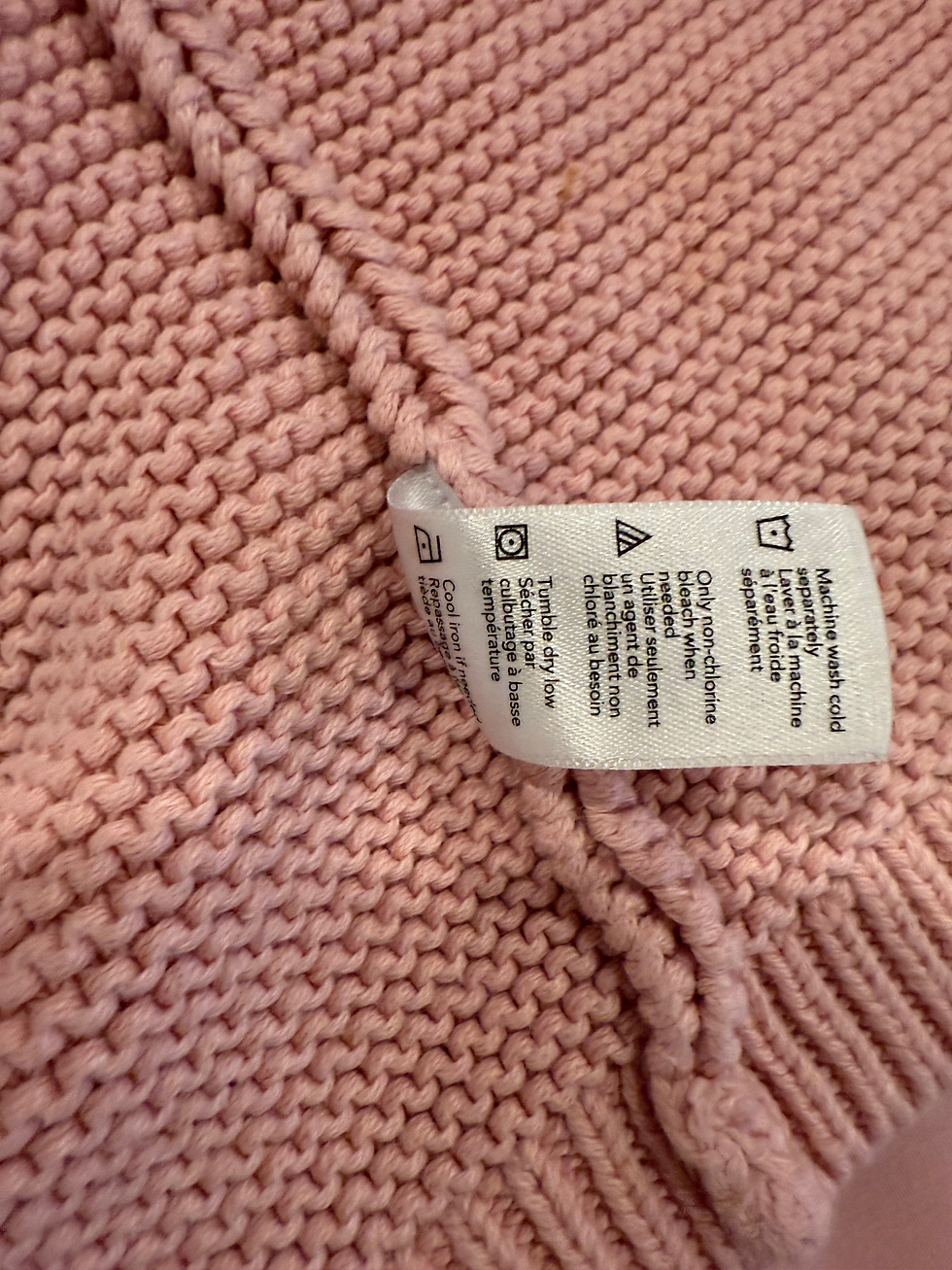 Miniature : 🩷 Cardigan à Capuchon Rosé – George | 6–12 mois | 100% Coton