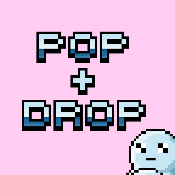 Pop & Drop animated banner