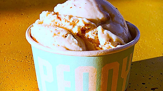 VANILLA SCOOP FROM THE PENNY ICE CREAMERY