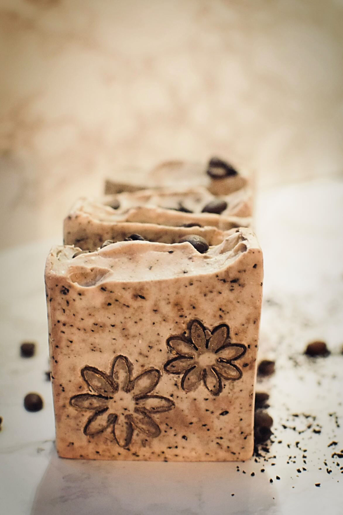 "Grounded" Exfoliating Gardeners Soap Slice