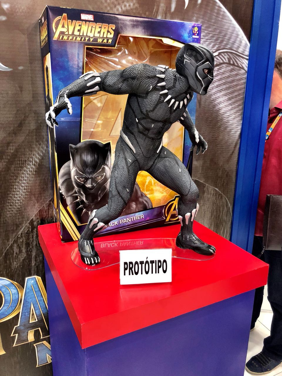 prototipo pantera negra impressão 3D
