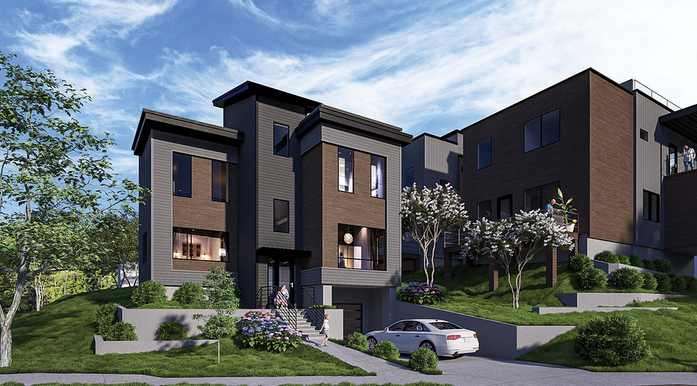 Newly built duplex in Bickett Raleigh