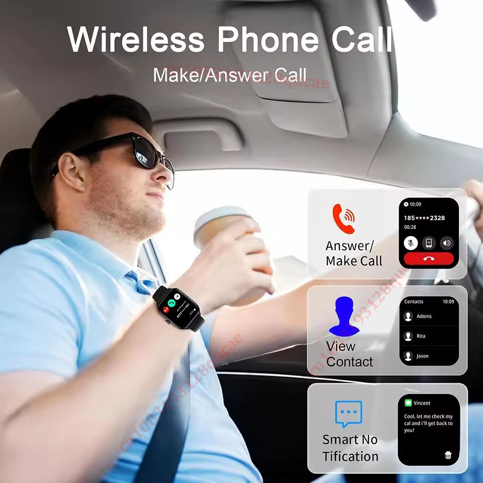 Miniatura: 2026 Smart Watch Android IOS Phone 2.01 Inch Color Screen Bluetooth Answer Call 