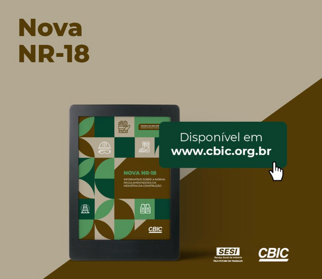 Baixe o e-Book da CBIC sobre a nova NR-18A