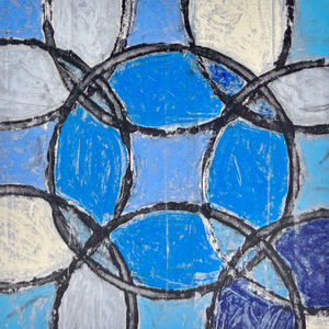 "Kaleido" abstract painting